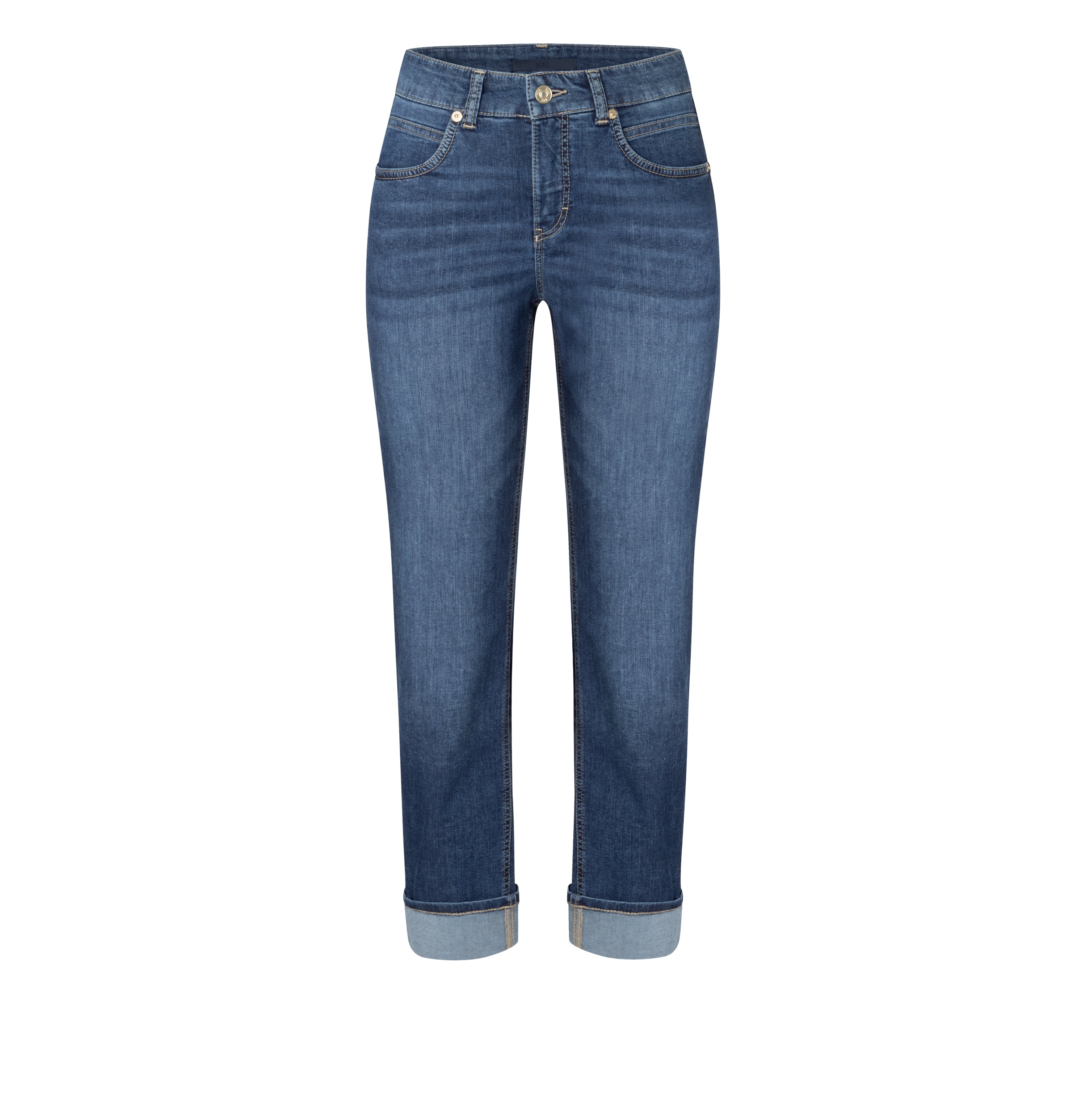 MAC SUE Straight Jeans - Harborwashed Blue - 5714-90-0391L-D657