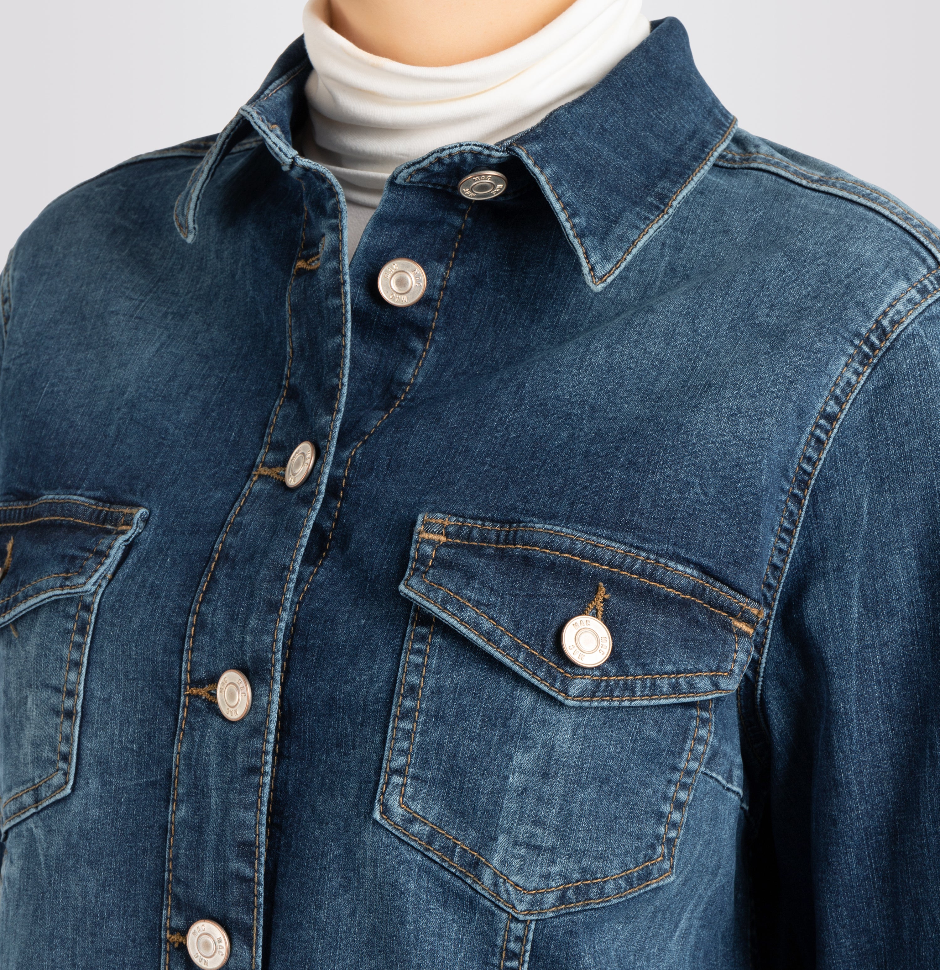 MAC RICH JACKET - Indigo Horizon - 0104-90-0391-D866 von MAC