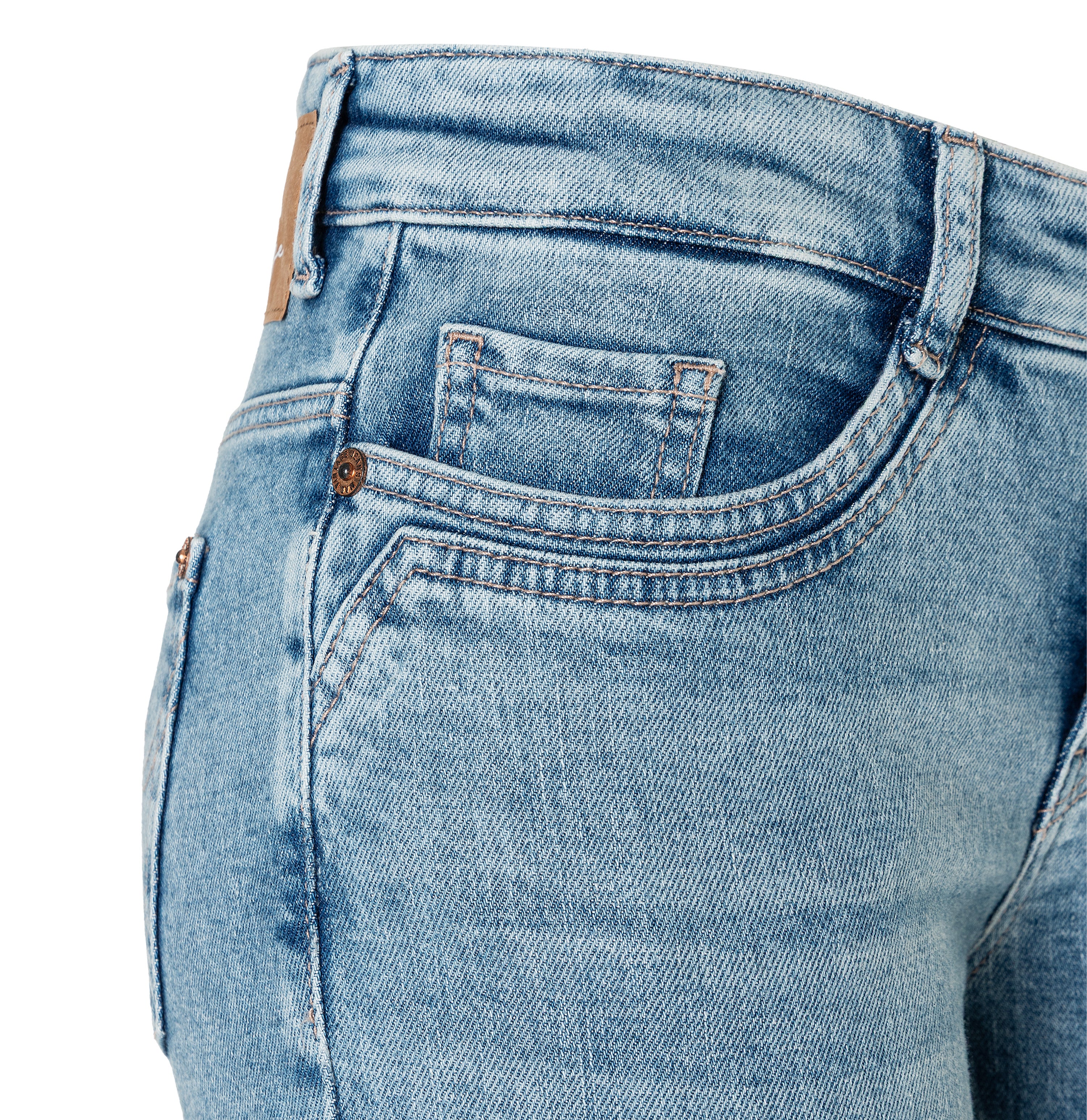 MAC DETROIT 90`s cool wash 2818-90-0333L D297 Bootcut Jeans - Glacier Meadow Blue - 2818-90-0333L-D297 von MAC