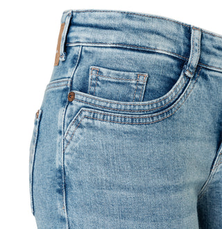 MAC DETROIT 90`s cool wash 2818-90-0333L D297 Bootcut Jeans - Glacier Meadow Blue - 2818-90-0333L-D297