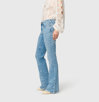 MAC DETROIT 90`s cool wash 2818-90-0333L D297 Bootcut Jeans - Glacier Meadow Blue - 2818-90-0333L-D297