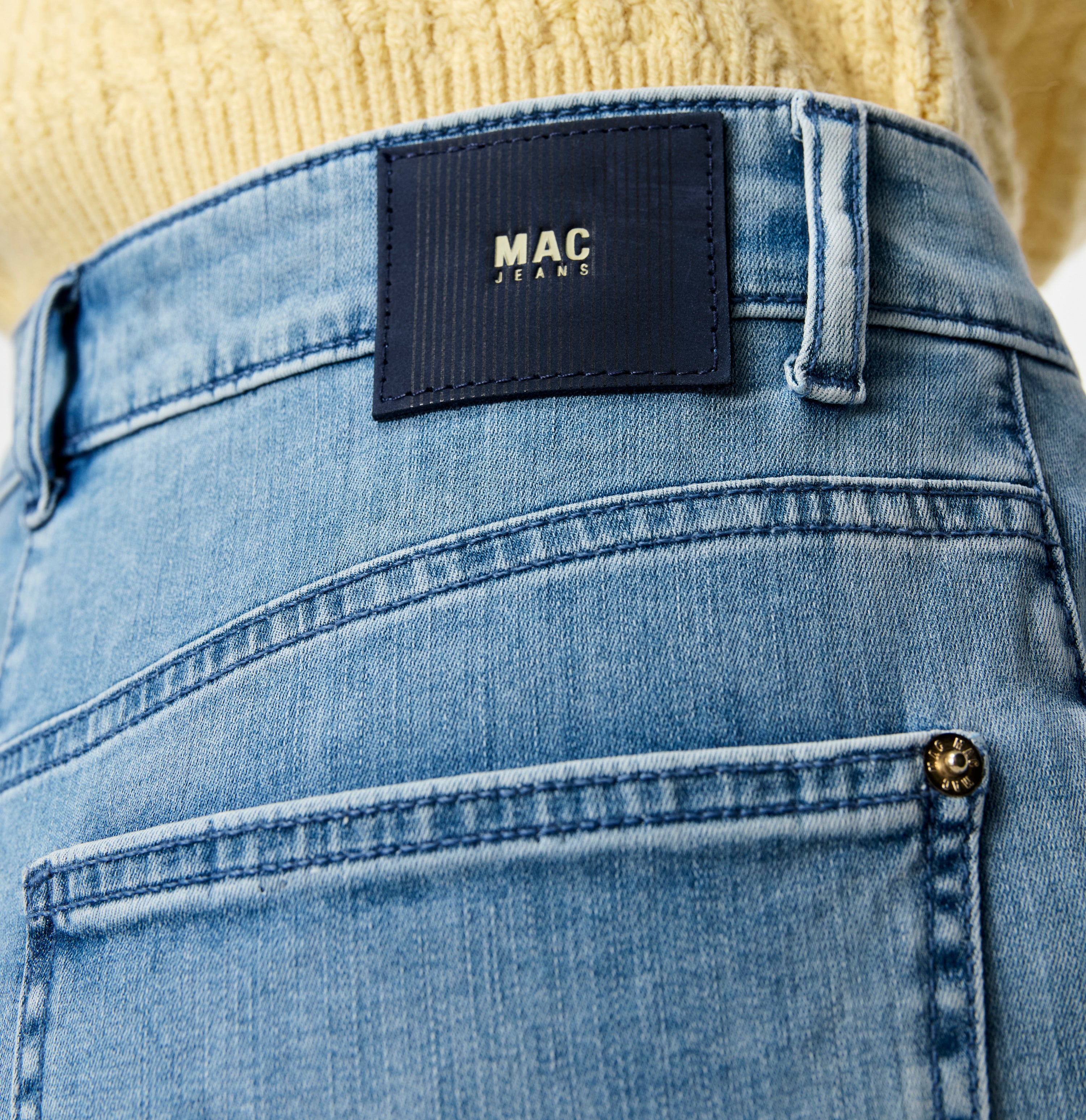 MAC BOBBIE random true blue 3122-90-0352L D523 - ULTRALIGHT DENIM von MAC