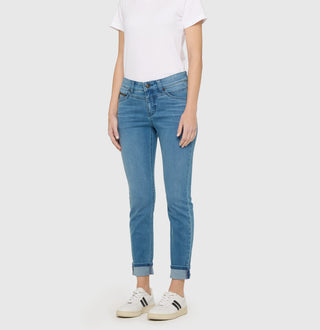 MAC Rich Slim Five Pocket - Coastal Vintage Blue - 5904-90-0389L-D596