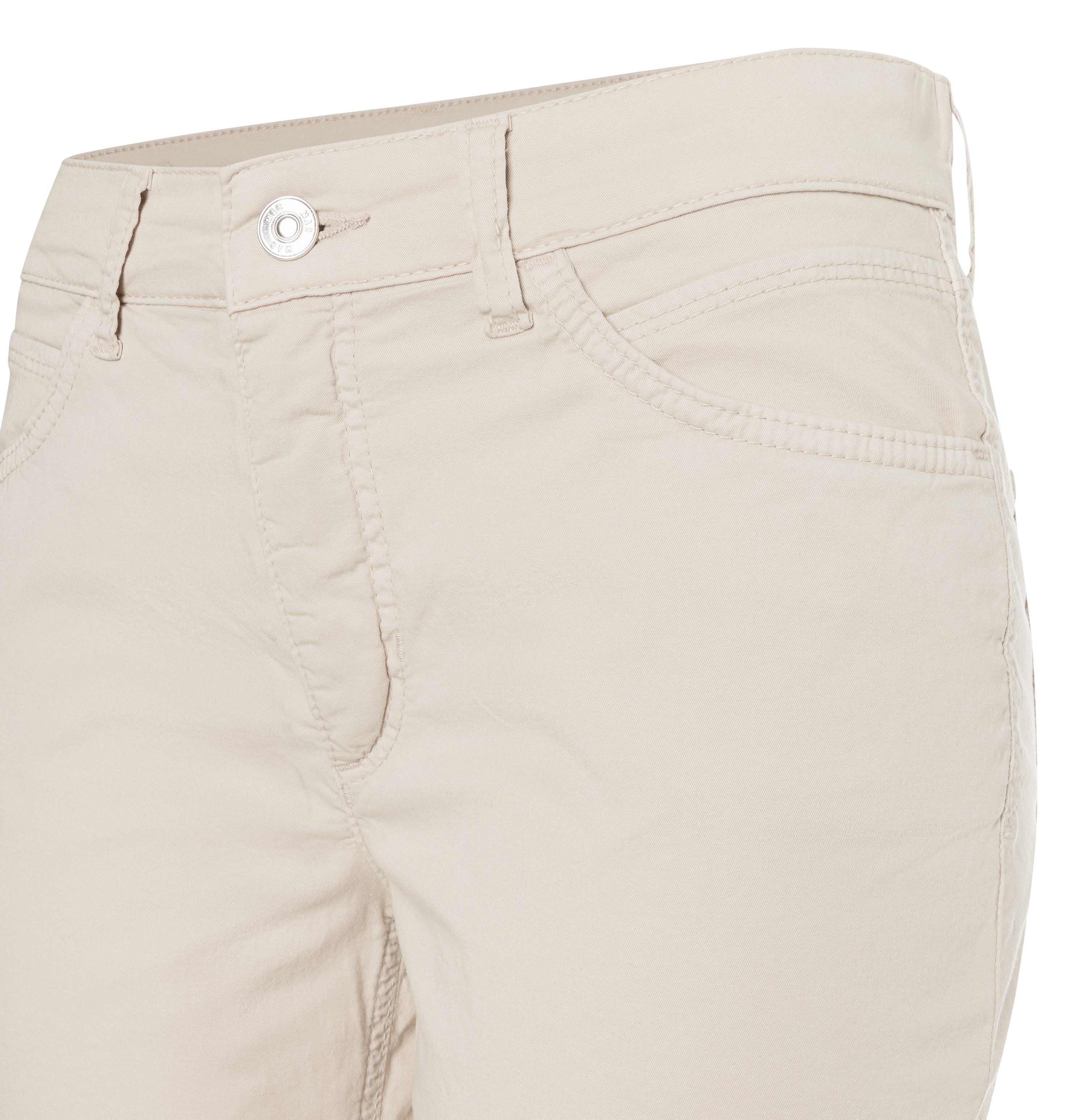 MAC MELANIE 7/8 Tapered Jeans - Linen Dune Beige - 5045-00-0415-022R von MAC