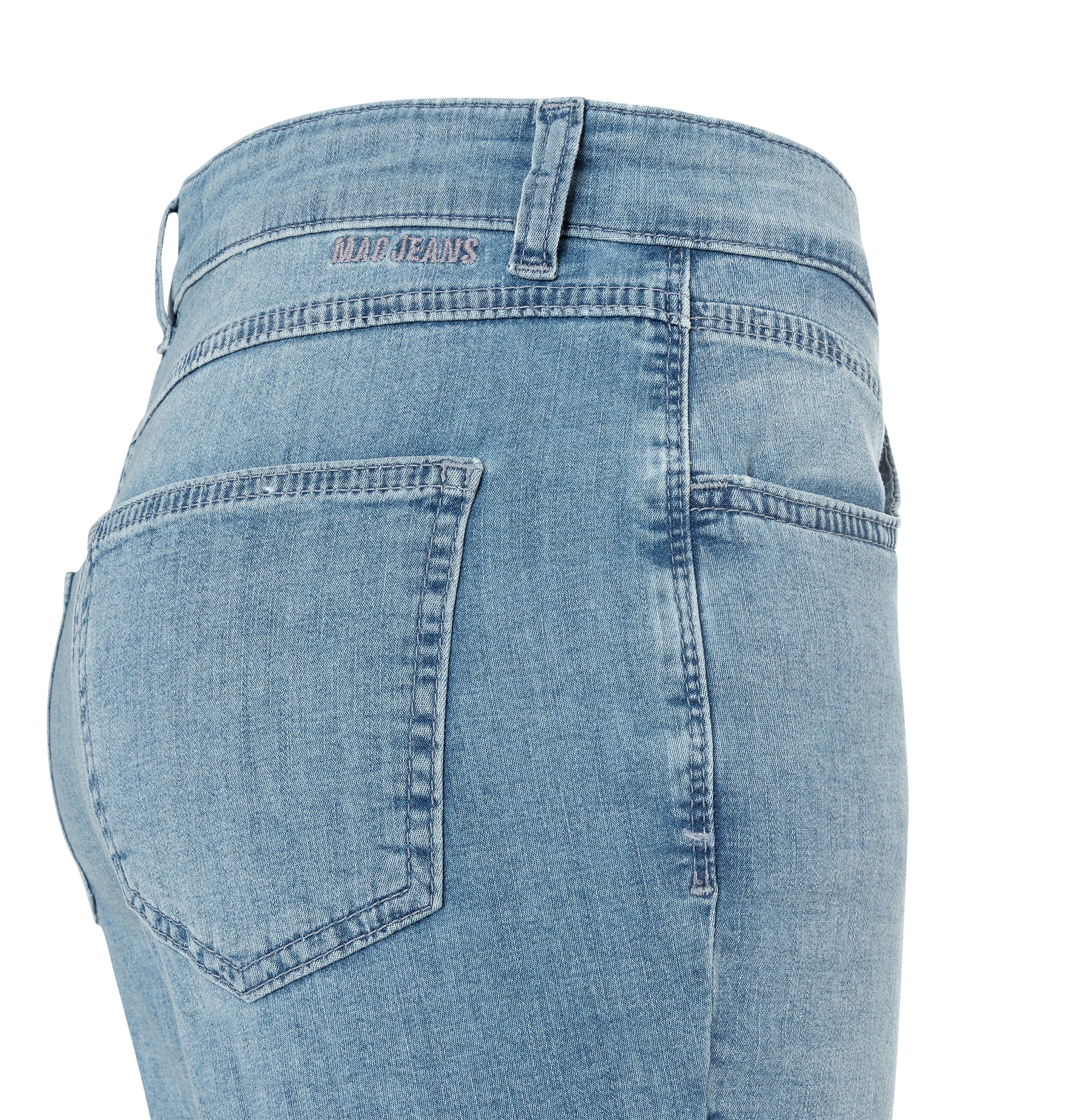 MAC MELANIE 7/8 River Clean Slim Jeans - Sky Whisper Blue - 5045-90-0344-D400 von MAC