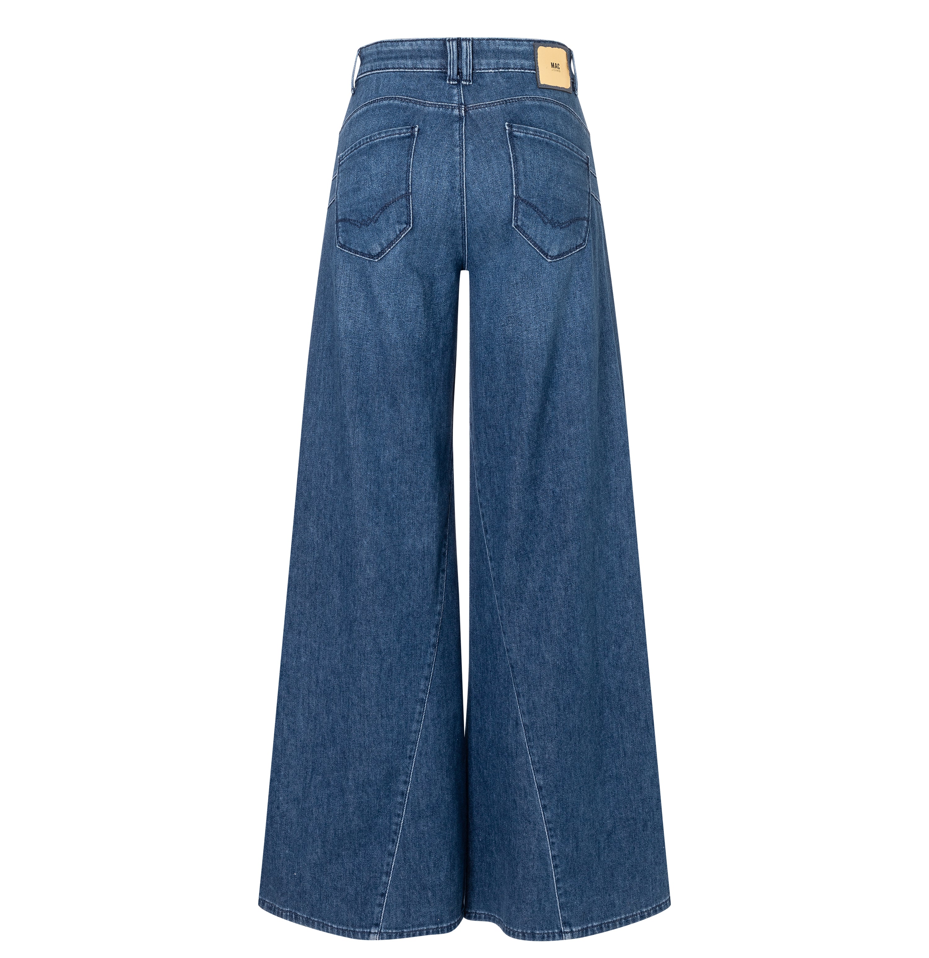 MAC WIDE blue authentic used 5299-90-0313 D604 - Extreme Wide Denim - 5299-90-0313-D604