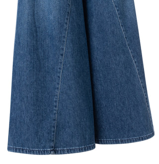 MAC WIDE blue authentic used 5299-90-0313 D604 - Extreme Wide Denim - 5299-90-0313-D604