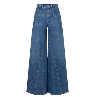 MAC WIDE blue authentic used 5299-90-0313 D604 - Extreme Wide Denim - 5299-90-0313-D604
