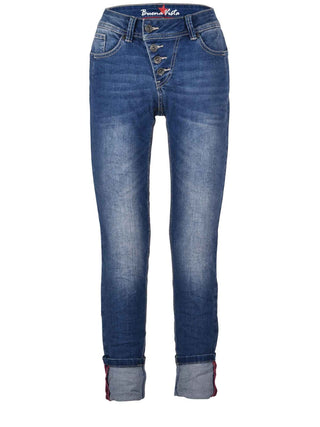 BUENA VISTA MALIBU 7/8 bleu voyage 2301 B5122 300.9423 - Denim stretch