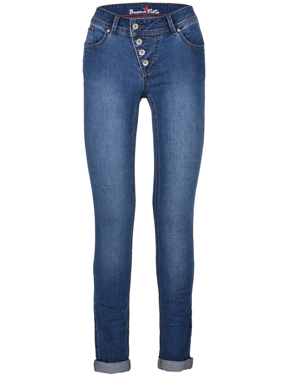 BUENA VISTA Malibu Five-Pocket Jeans - Ocean Twilight Blue - 888 B5001 333.2500