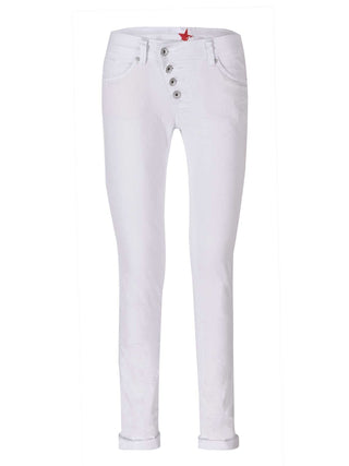 BUENA VISTA Malibu Fünf-Taschen-Jeans - Frosted Pearl White - 888 B5001 4003.032