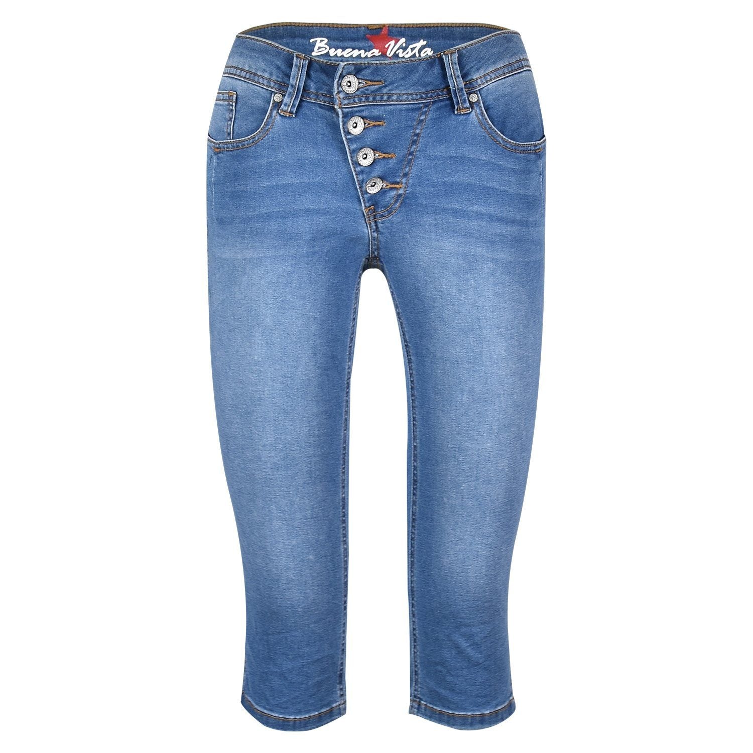 BUENA VISTA Malibu Caprijeans - Coastal Indigo Wash - 2303 B5232 102.9416