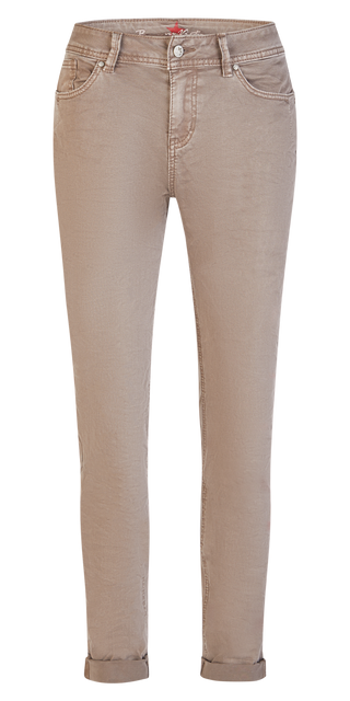 BUENA VISTA Malibu-Zip High Stretch Twill - Stone Linen Grey - 888 B5914 4141.5902