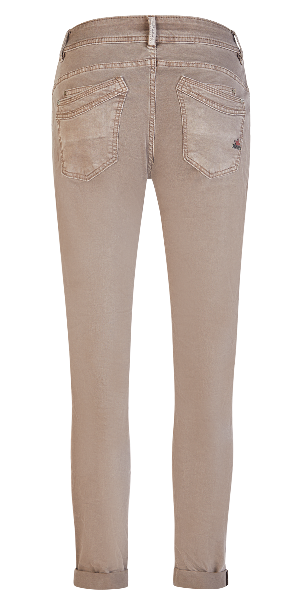 BUENA VISTA Malibu-Zip High Stretch Twill - Stone Linen Grey - 888 B5914 4141.5902
