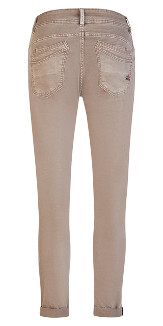 BUENA VISTA Malibu-Zip High Stretch Twill - Stone Linen Grey - 888 B5914 4141.5902