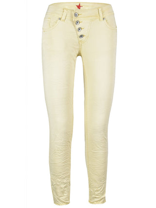 BUENA VISTA MALIBU 7/8 sorbet citron 2303 B5122 4003 HL.4519 - Sergé extensible
