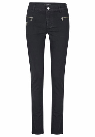 ANGELS JEANS Malu Zip Jeans - Midnight Black - 519 7700.1000