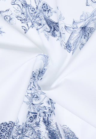 ETERNA REGULAR FIT Langarm Bluse - Porcelain Orchard - 7992-19-D935