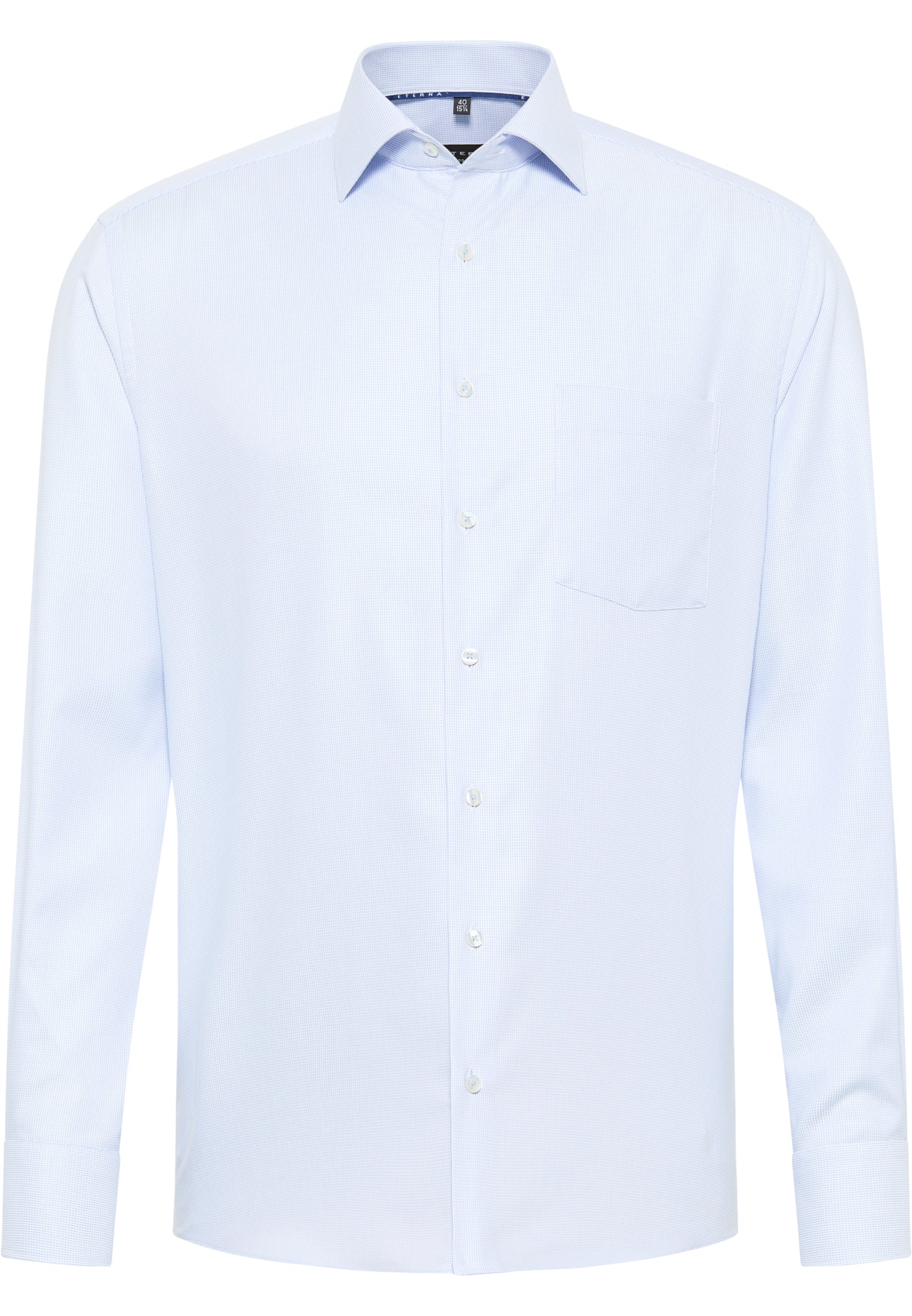 ETERNA MODERN FIT Langarm Hemd - Ice Mist Blue - 3116-12-X169