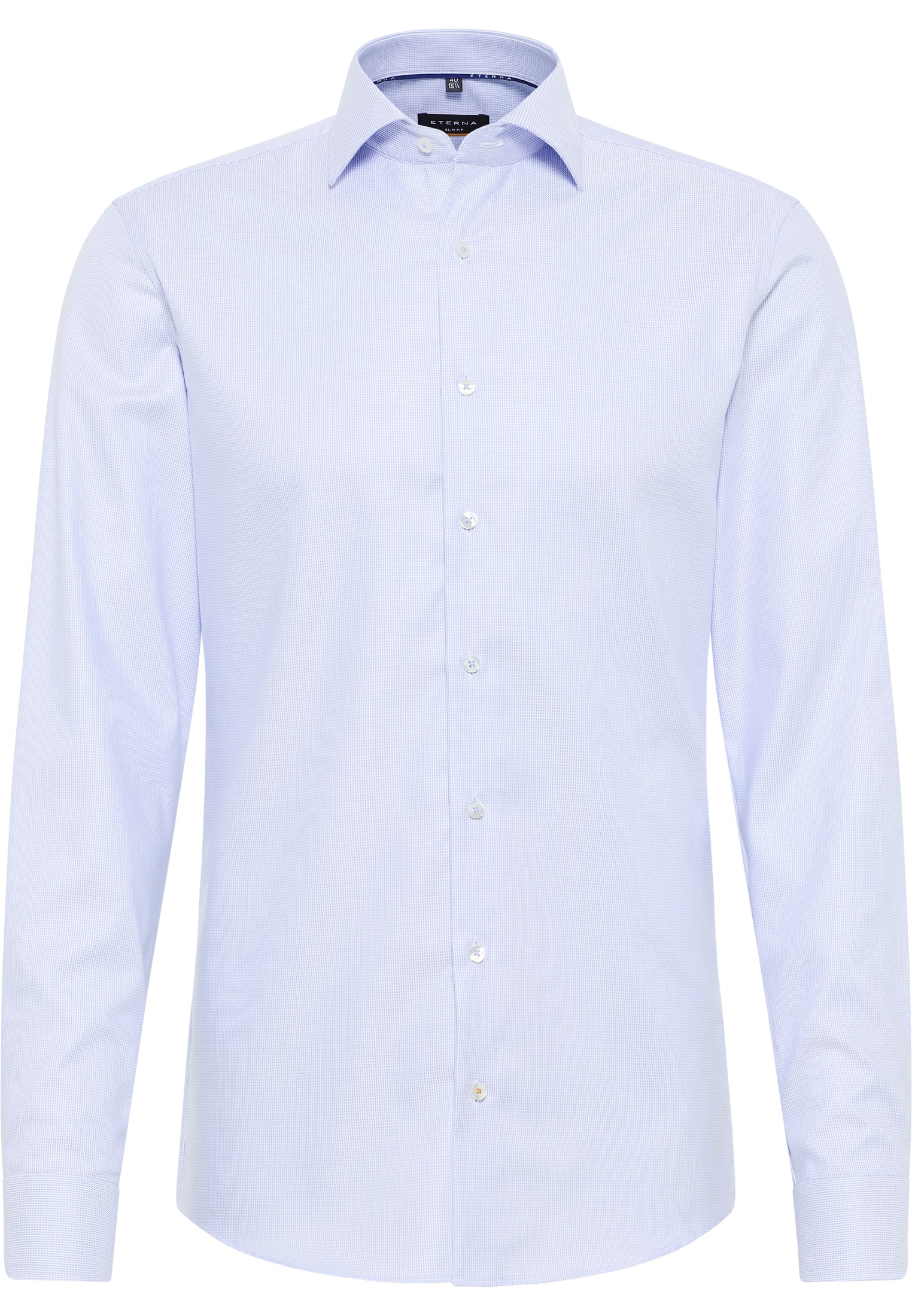 ETERNA SLIM FIT Langarm Hemd - Frosty Skylight Blue - 3116-12-F159