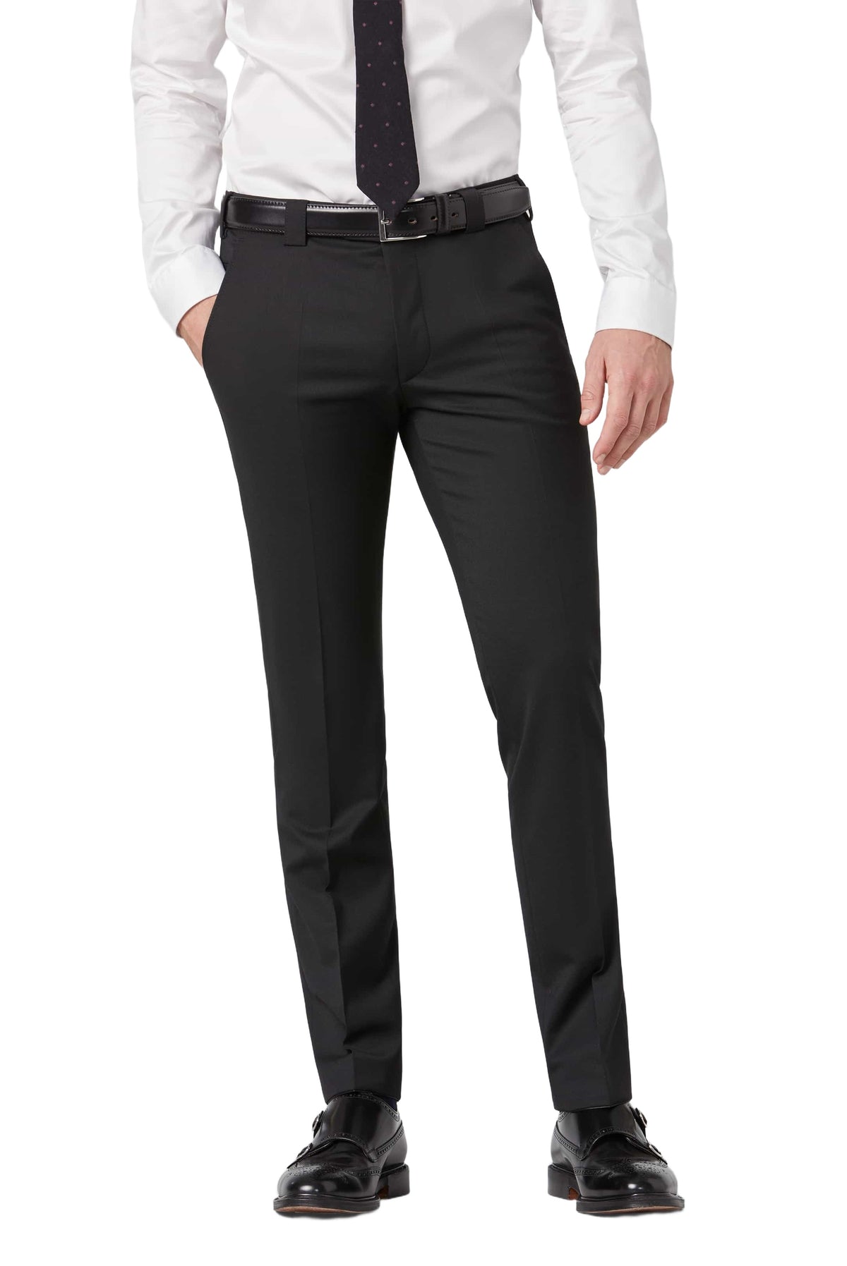 MEYER HOSEN Roma Anzughose - Midnight Washed Black - 115-0-9288.09