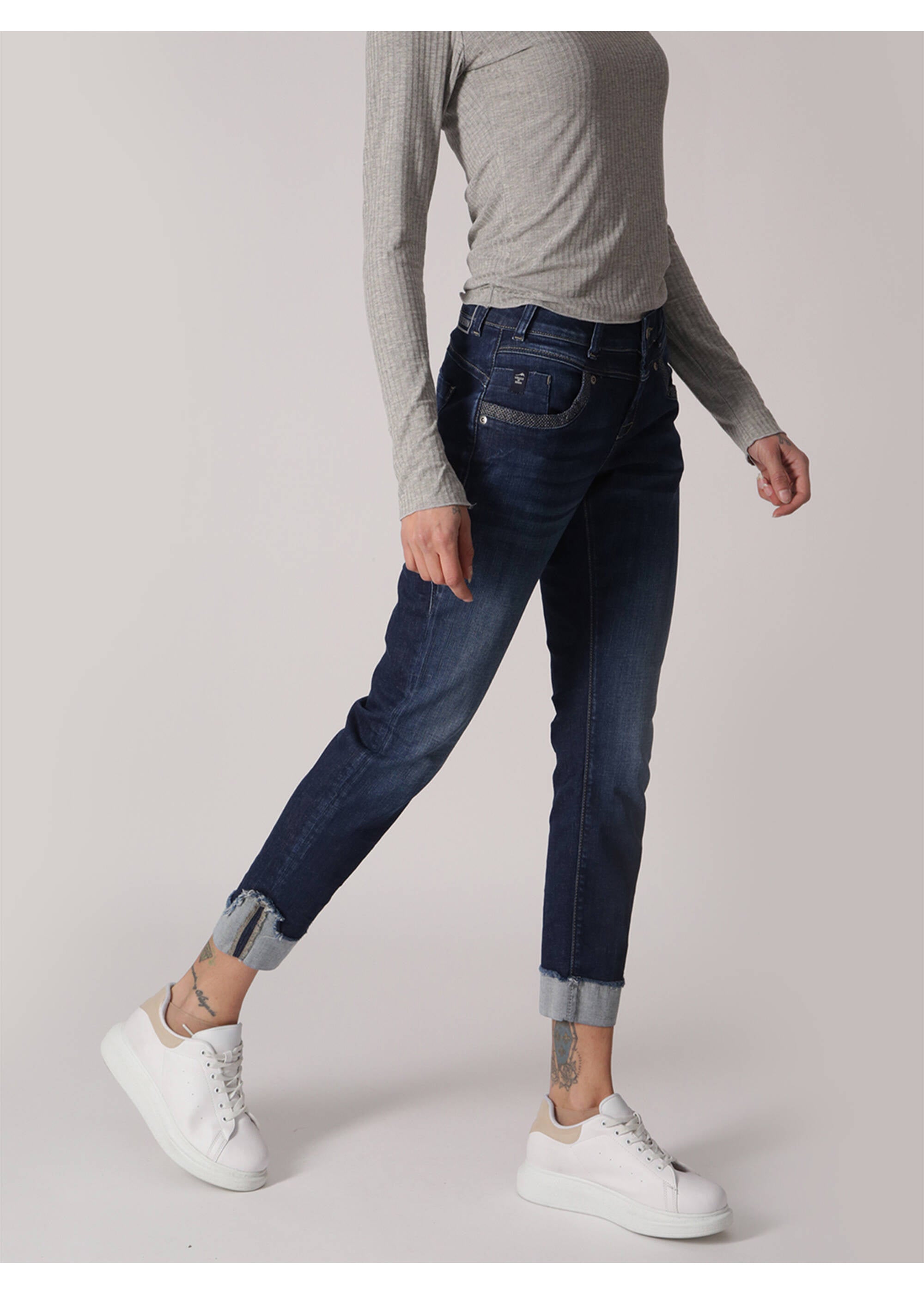 MOD JEANS Rita Five Pocket - Midnight Indigo Blue - AU22-2072.3756