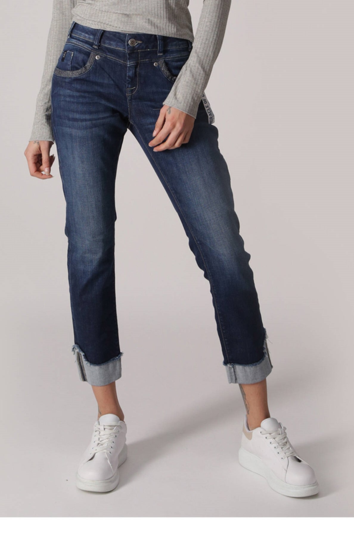 MOD JEANS Rita Five Pocket - Midnight Indigo Blue - AU22-2072.3756