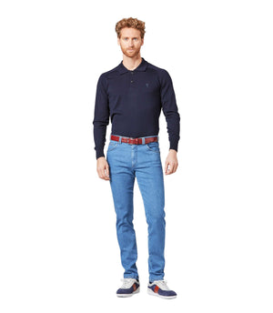 MEYER HOSEN Dublin FRESCURA Jeans - Coastal Horizon Blue - Dublin 2-4546-16