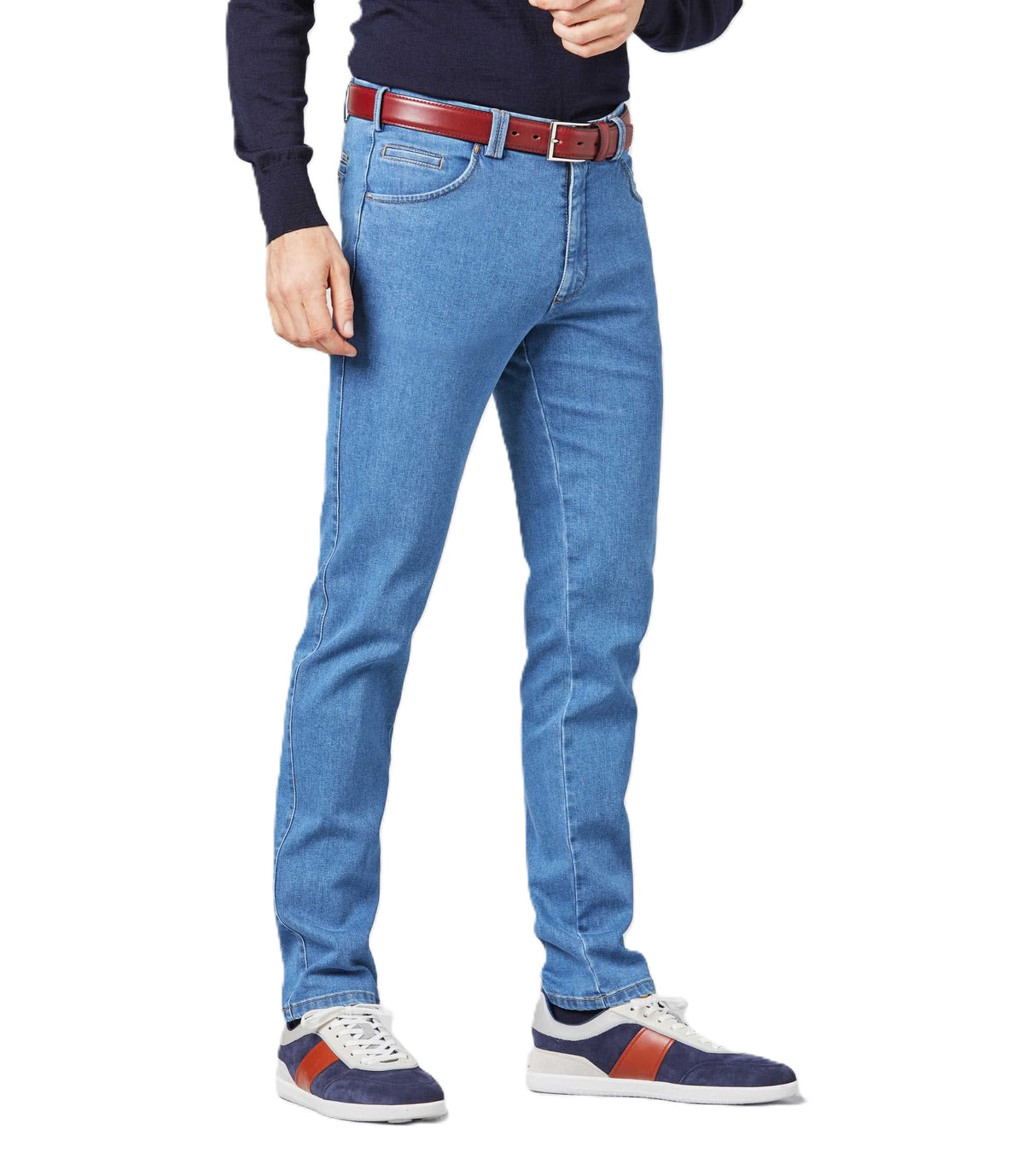 MEYER HOSEN Dublin FRESCURA Jeans - Coastal Horizon Blue - Dublin 2-4546-16