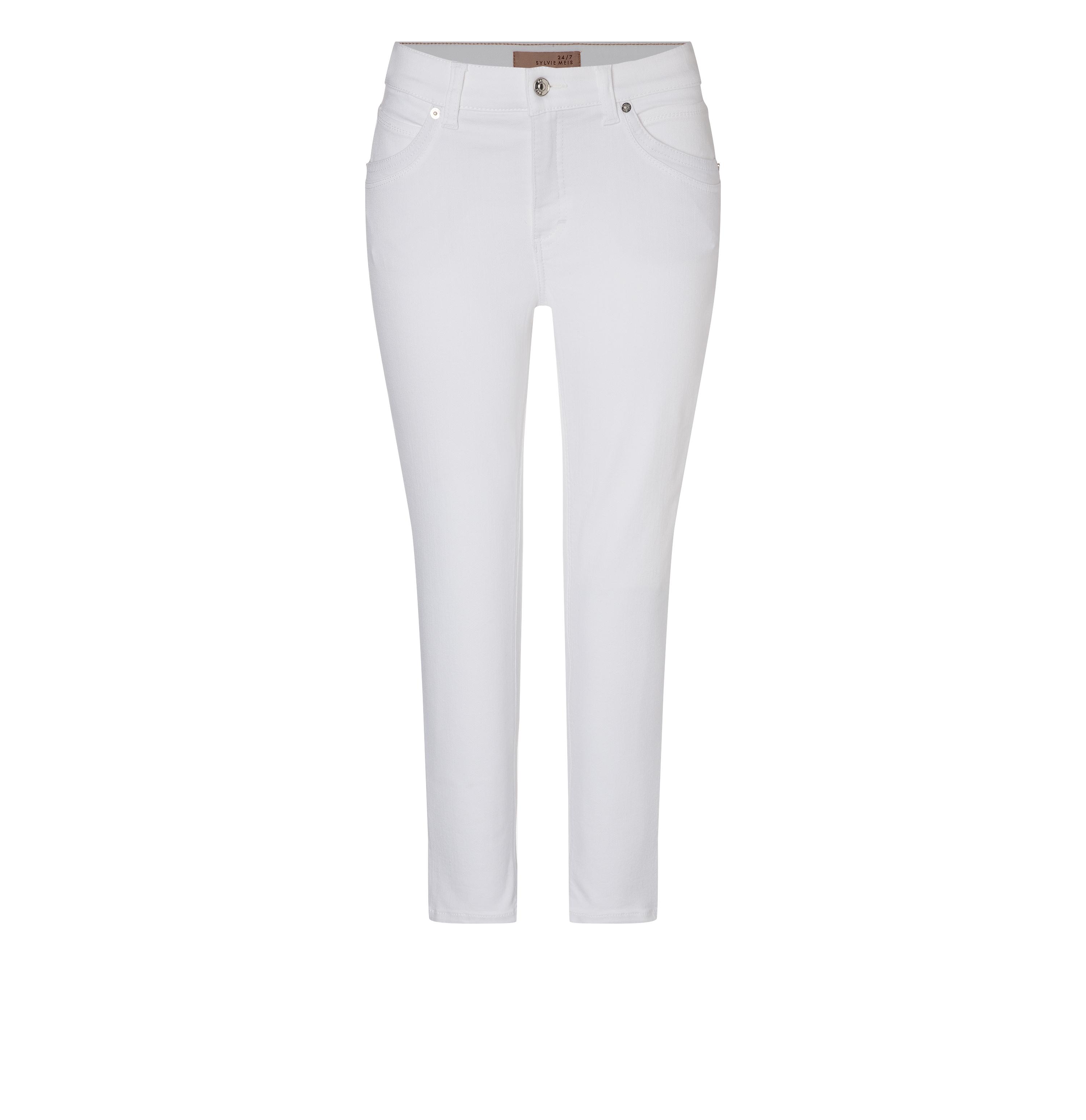 MAC MEL Slim Five Pocket - Crystal Dawn White - 2620-90-0389L-D010