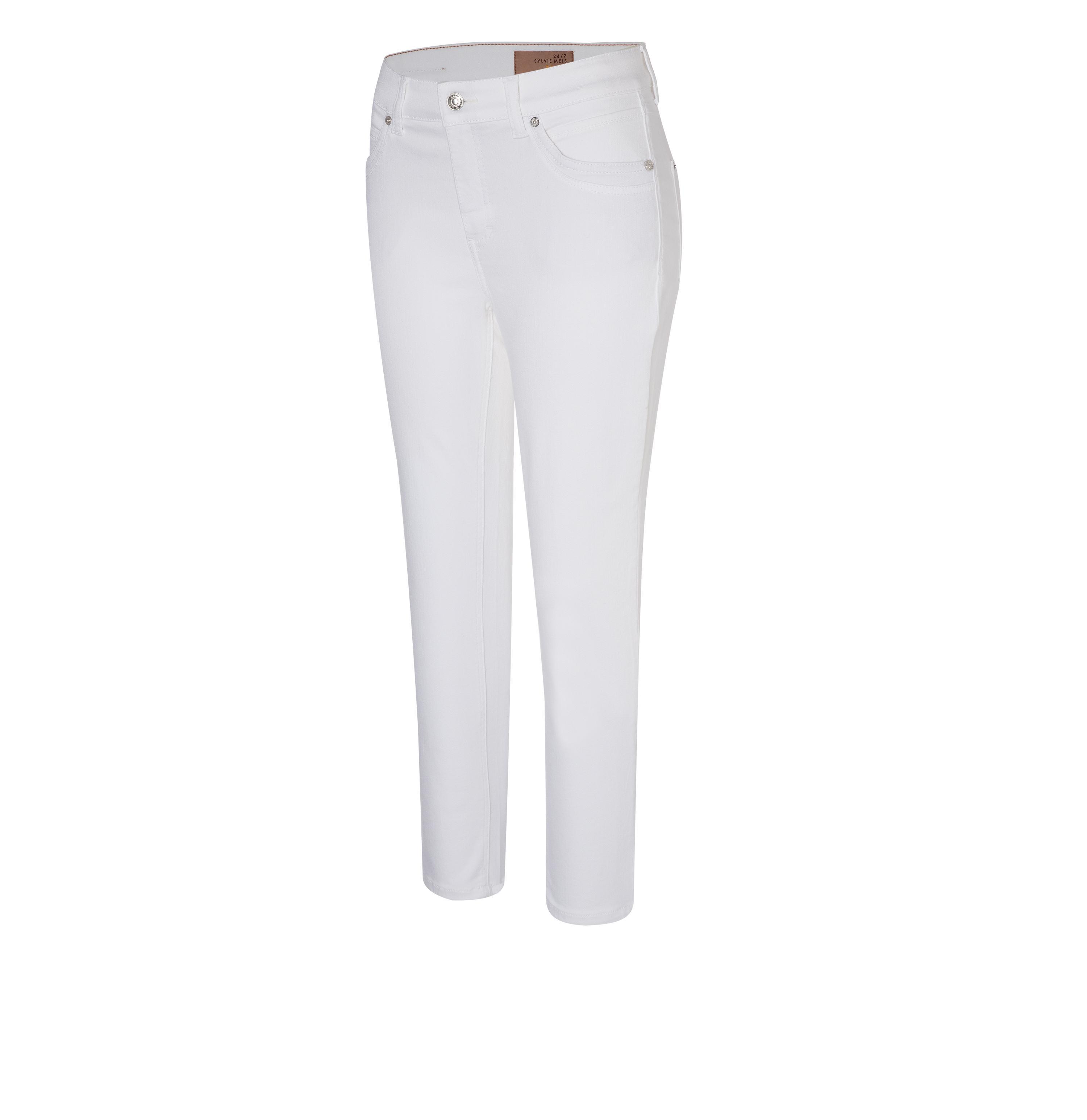 MAC MEL Slim Five Pocket - Crystal Dawn White - 2620-90-0389L-D010 von MAC