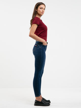 BIG STAR MELINDA Skinny Jeans - Deep Indigo Stone - 115620517.517