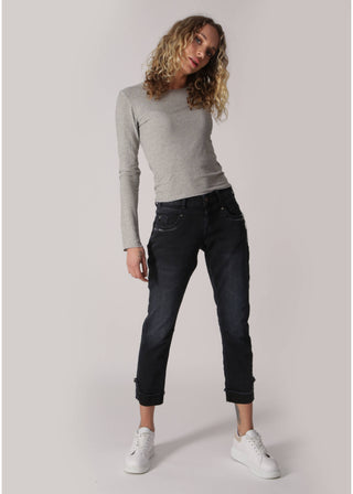 MOD JEANS RITA Jeans - Midnight Ripple Blue - AU22-2072.3754