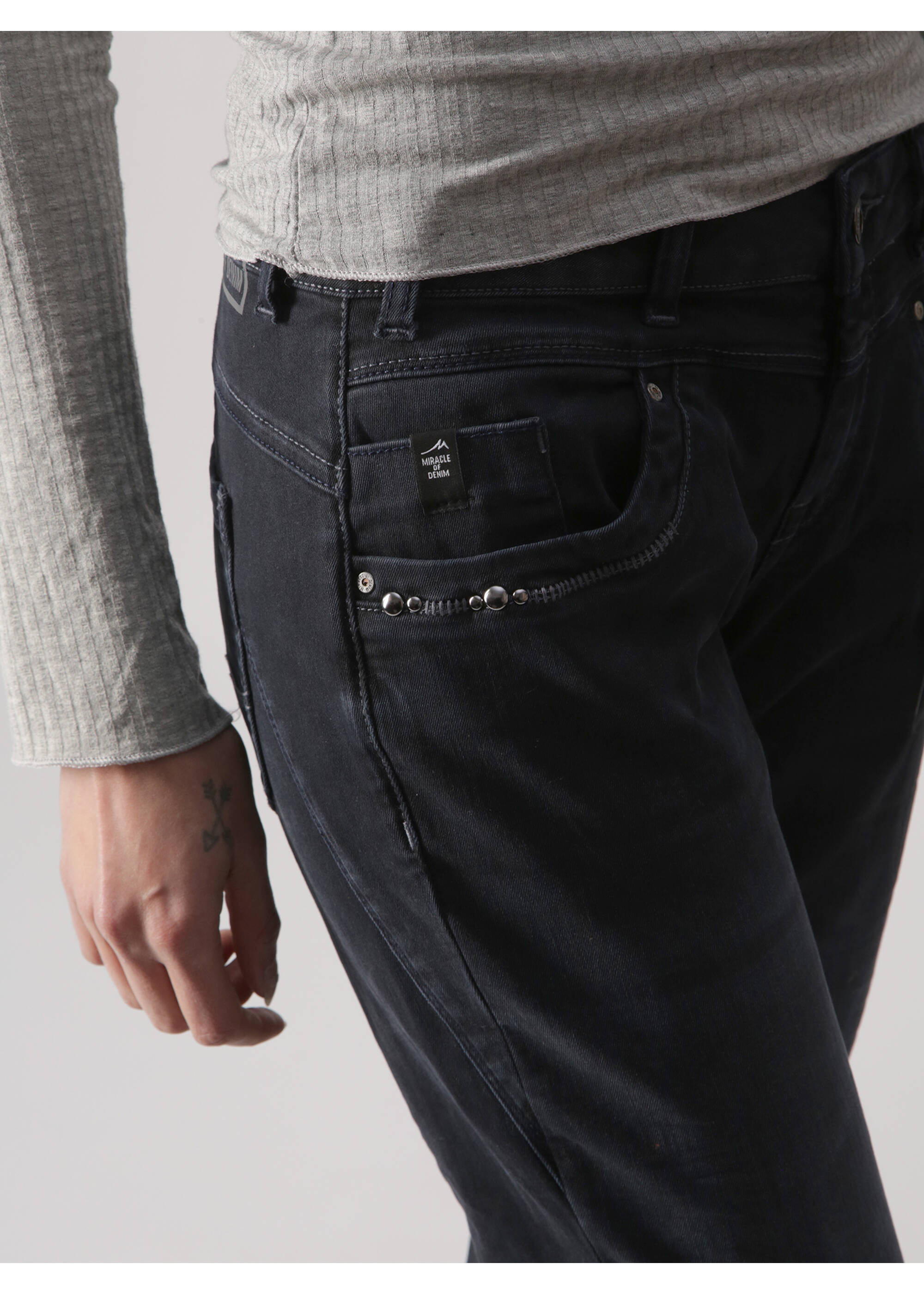 MOD JEANS RITA Jeans - Midnight Ripple Blue - AU22-2072.3754 von MOD Jeans