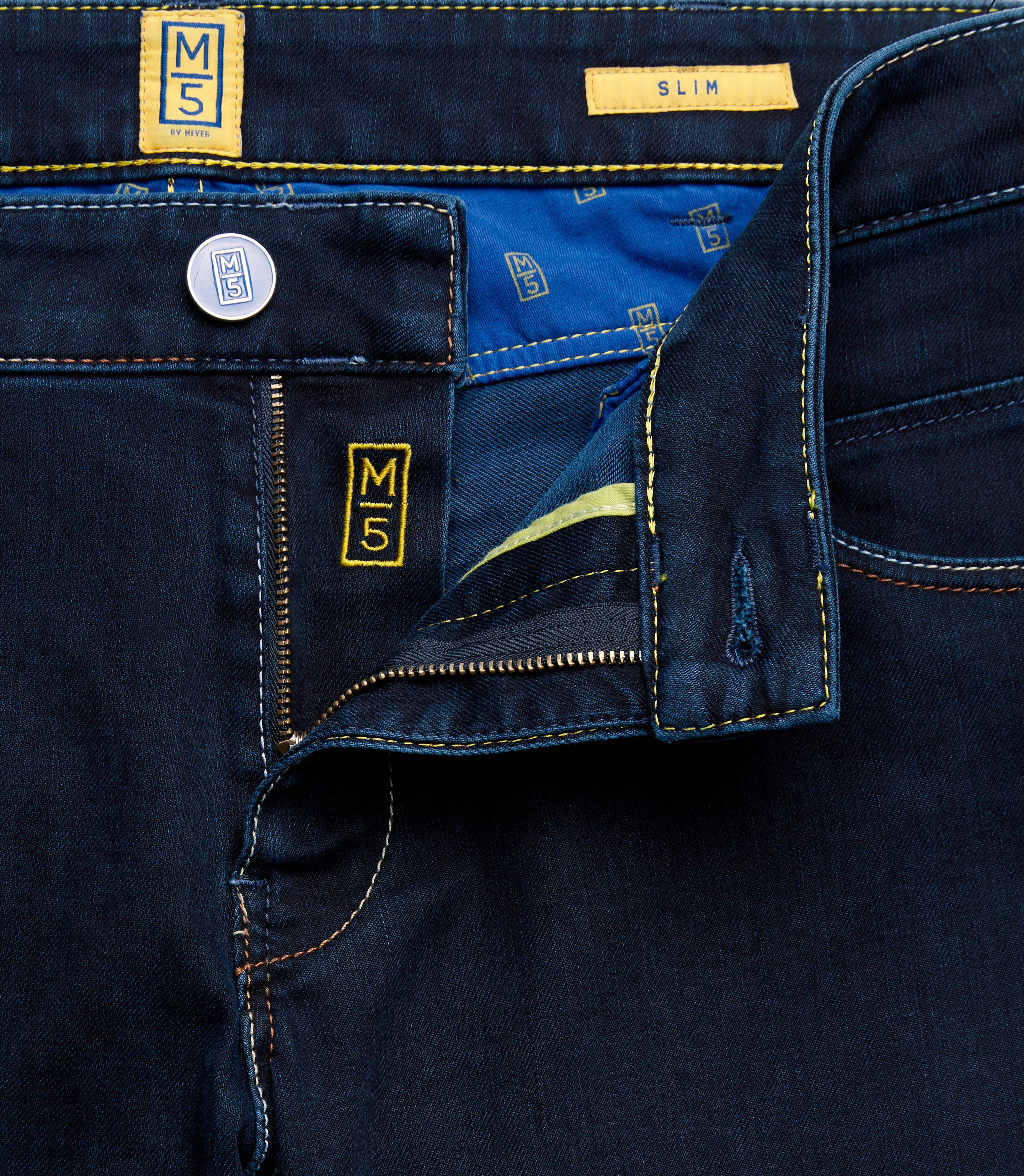 MEYER HOSEN M5 SLIM Jeans - Deep Atlantic Blue - 361-9-6206.19 von MEYER HOSEN