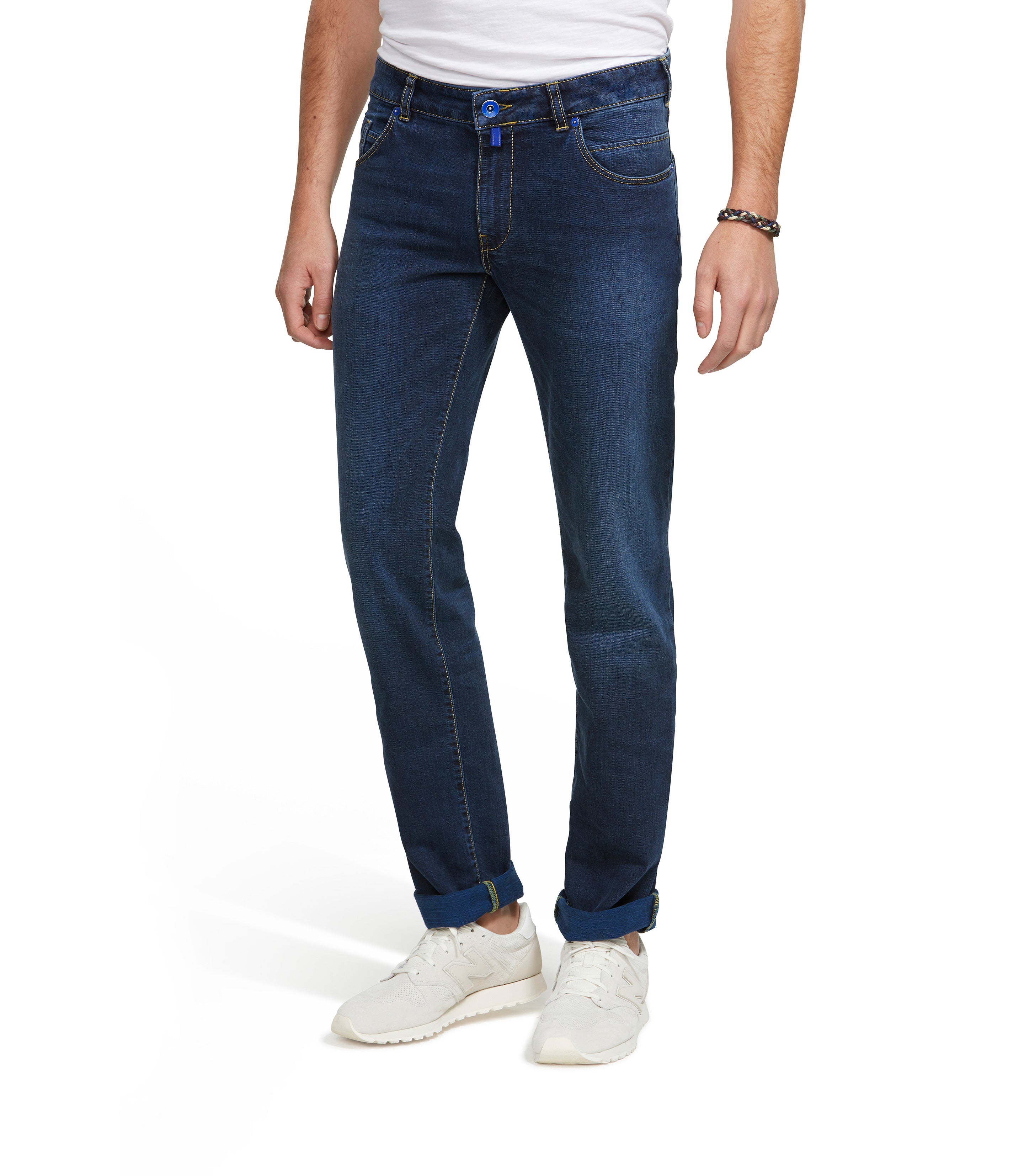 MEYER HOSEN M5 SLIM - Indigo Amber - 361-9-6207.18