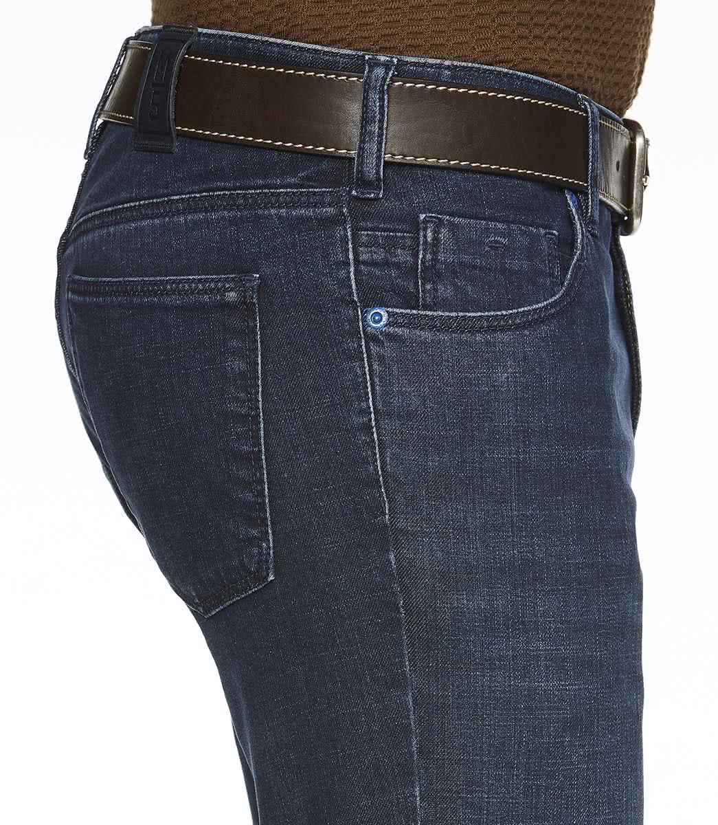 MEYER HOSEN M5 by Meyer Slim-Hose - Midnight Indigo Blue - 361-9-6205.20