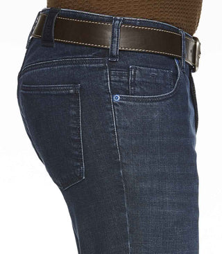 MEYER HOSEN M5 by Meyer Slim-Hose - Midnight Indigo Blue - 361-9-6205.20