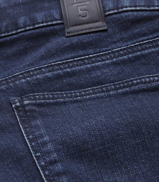 MEYER HOSEN M5 by Meyer Slim-Hose - Midnight Indigo Blue - 361-9-6205.20