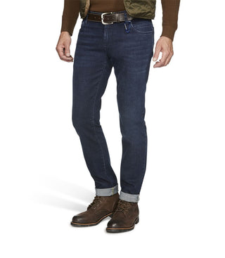 MEYER HOSEN M5 by Meyer Slim-Hose - Midnight Indigo Blue - 361-9-6205.20