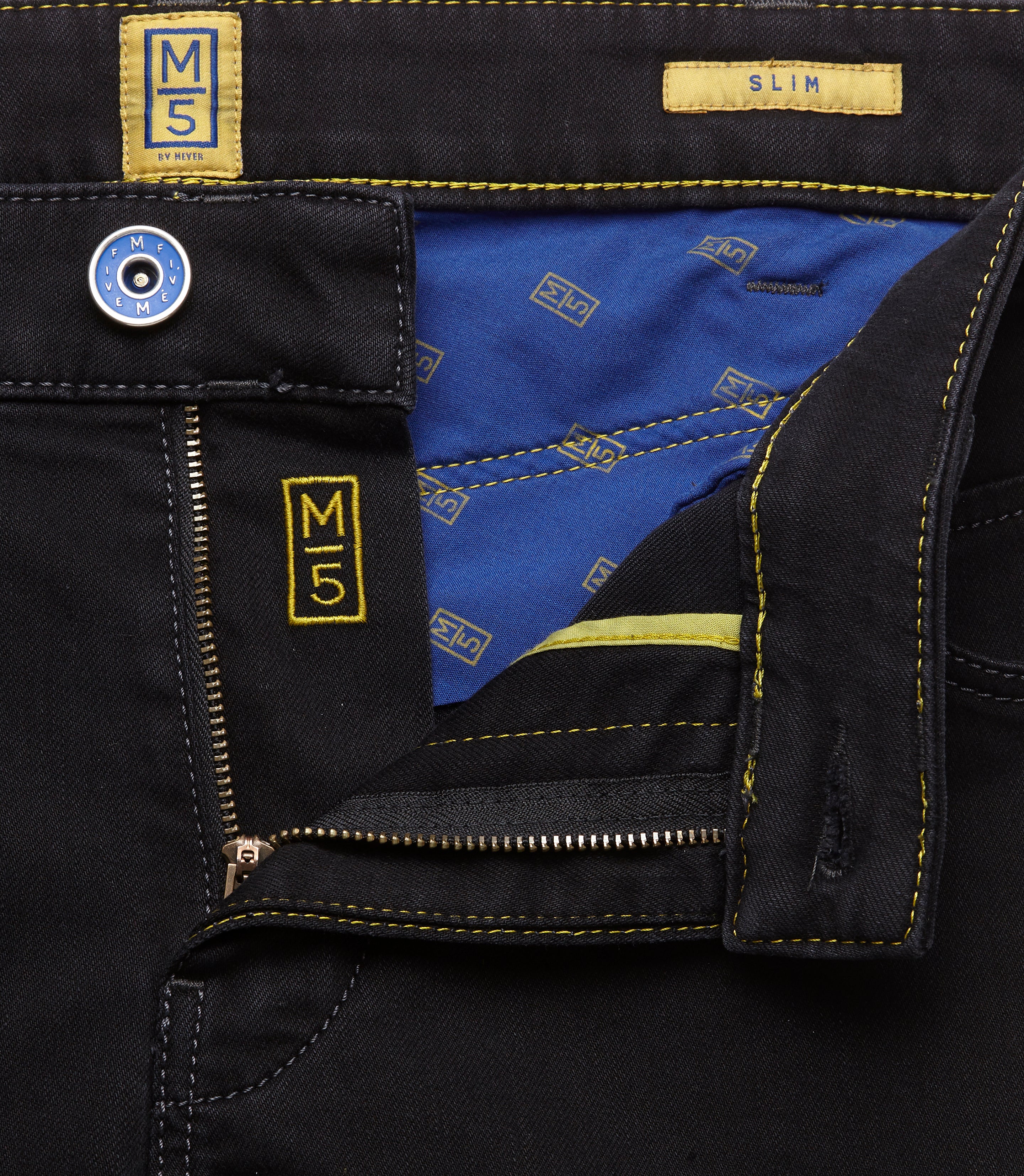 MEYER HOSEN M5 SLIM - Midnight Ink Black - 361-9-6206.09 von MEYER HOSEN