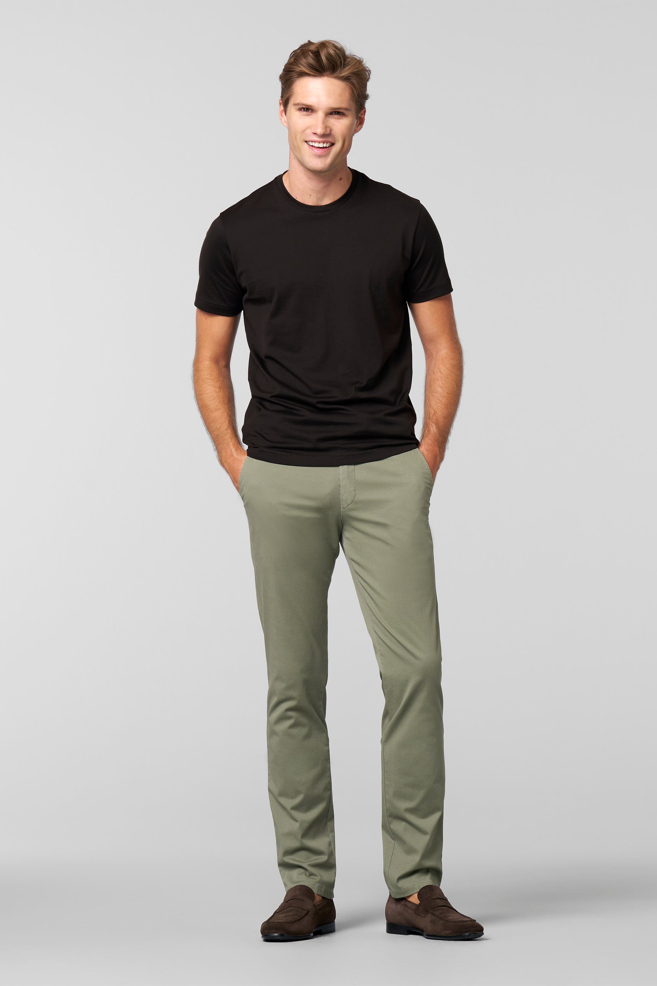 MEYER BONN Chino - Sage Trail Green - Bonn 1-5063.23 von MEYER HOSEN