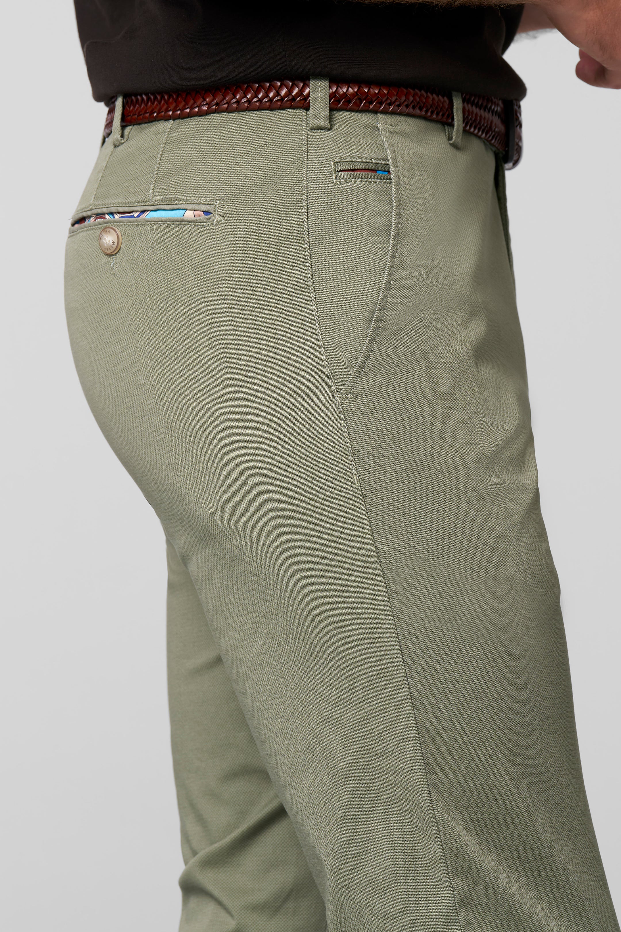 MEYER BONN Chino - Sage Trail Green - Bonn 1-5063.23 von MEYER HOSEN