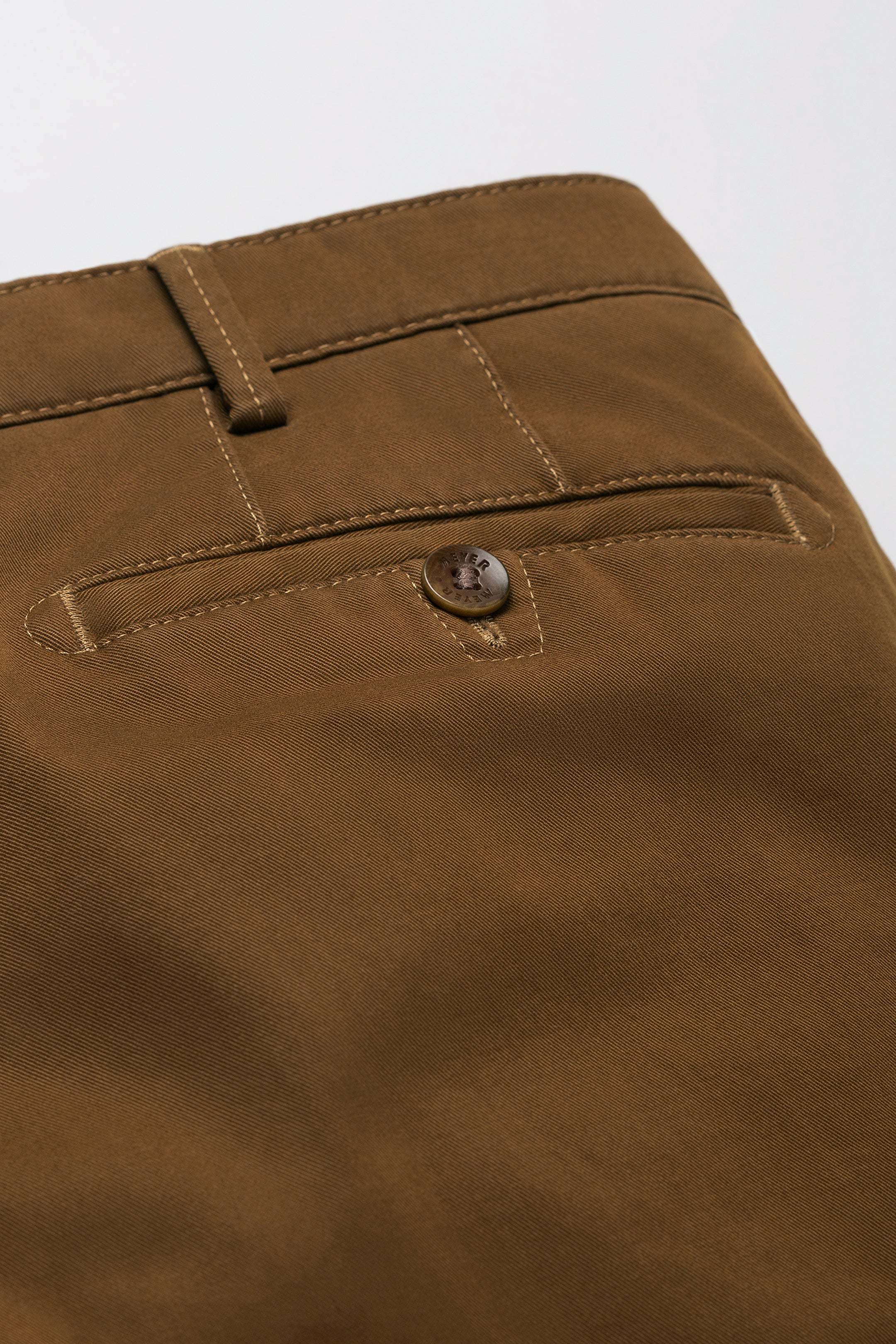 MEYER HOSEN Roma Farbecht Chino - Olive Bronzewood - Roma 9-316-43 von MEYER HOSEN