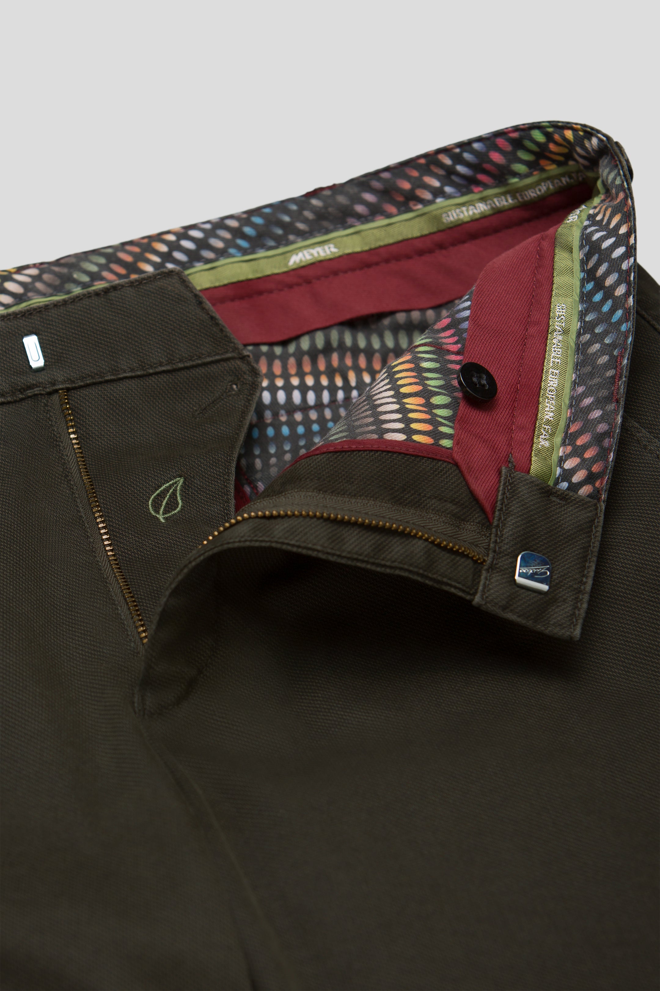 MEYER HOSEN Bonn Chino - Dark Moss Meadow - Bonn 2-5613.29 von MEYER HOSEN