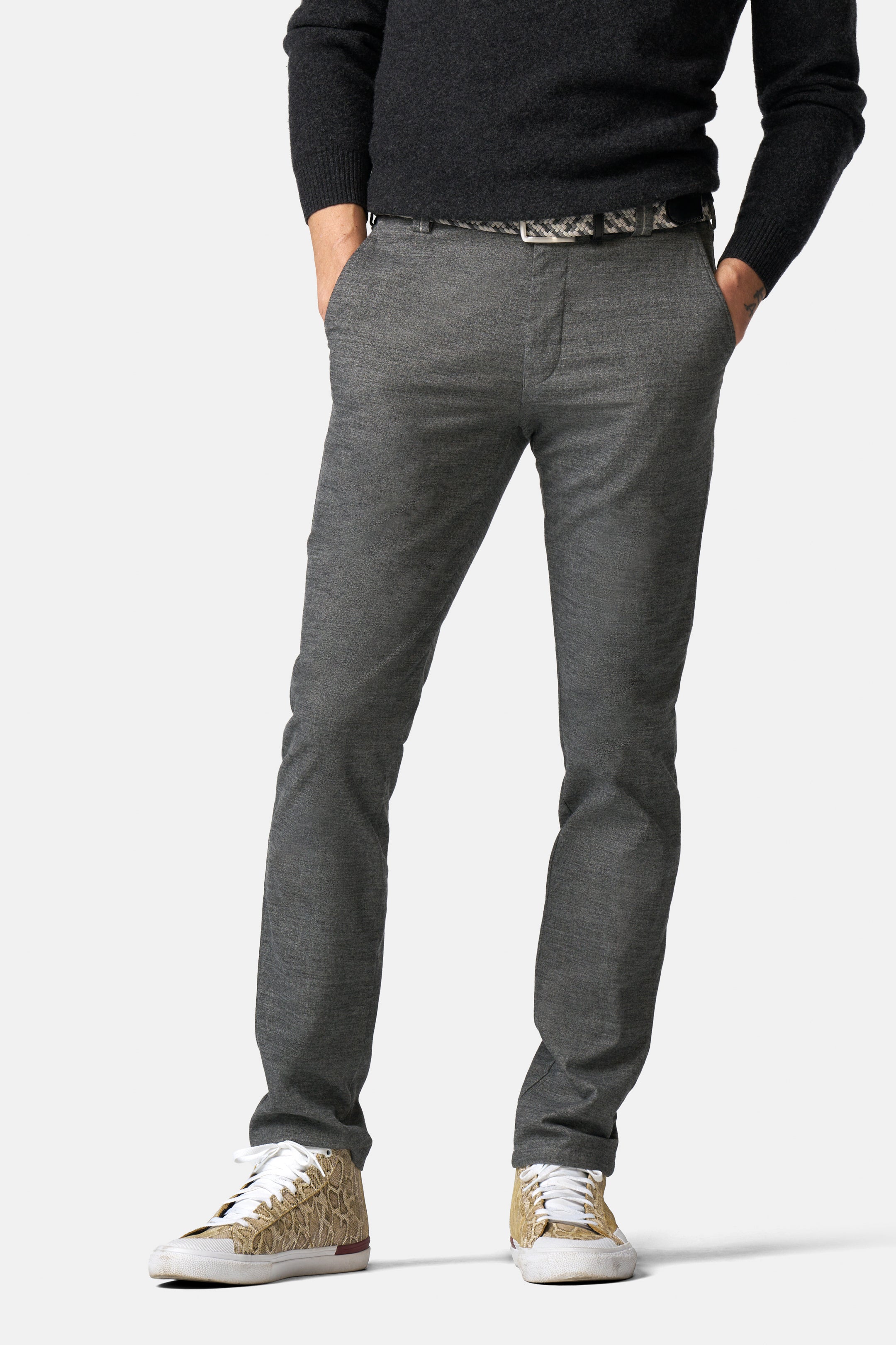 MEYER HOSEN Bonn Chino - Ashen Granite Grey - 102 2-3609.07