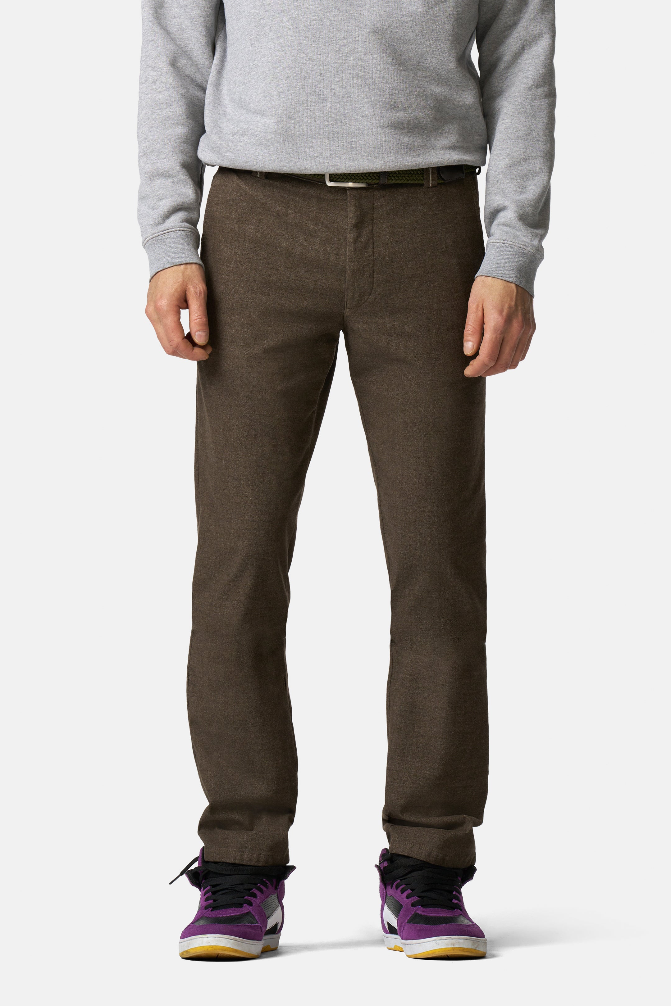 MEYER HOSEN Bonn Chino - Smoky Walnut Brown - 102 2-3609.34