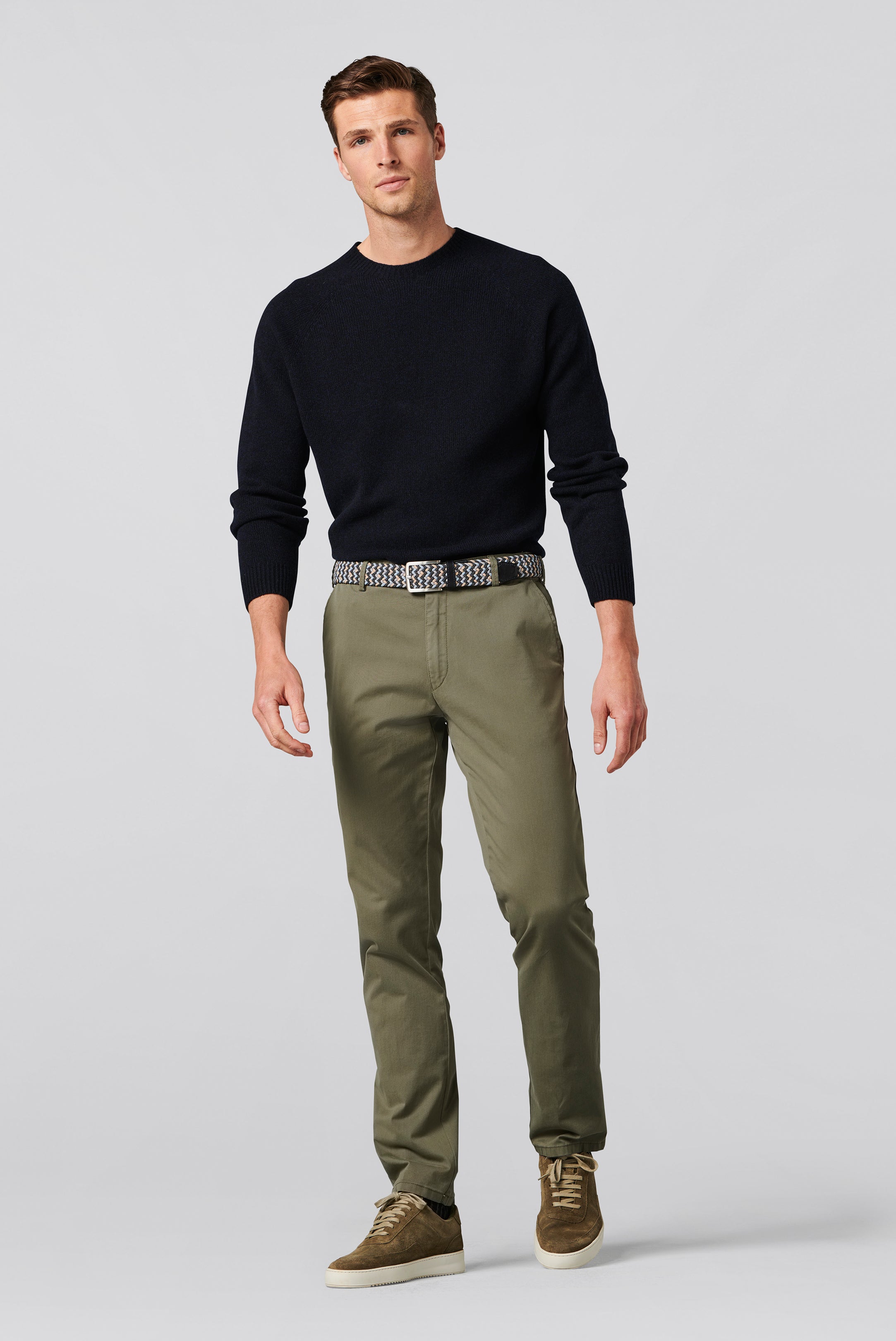 MEYER HOSEN Oslo Chino - Sage Drift Green - 9-3001-26 von MEYER HOSEN