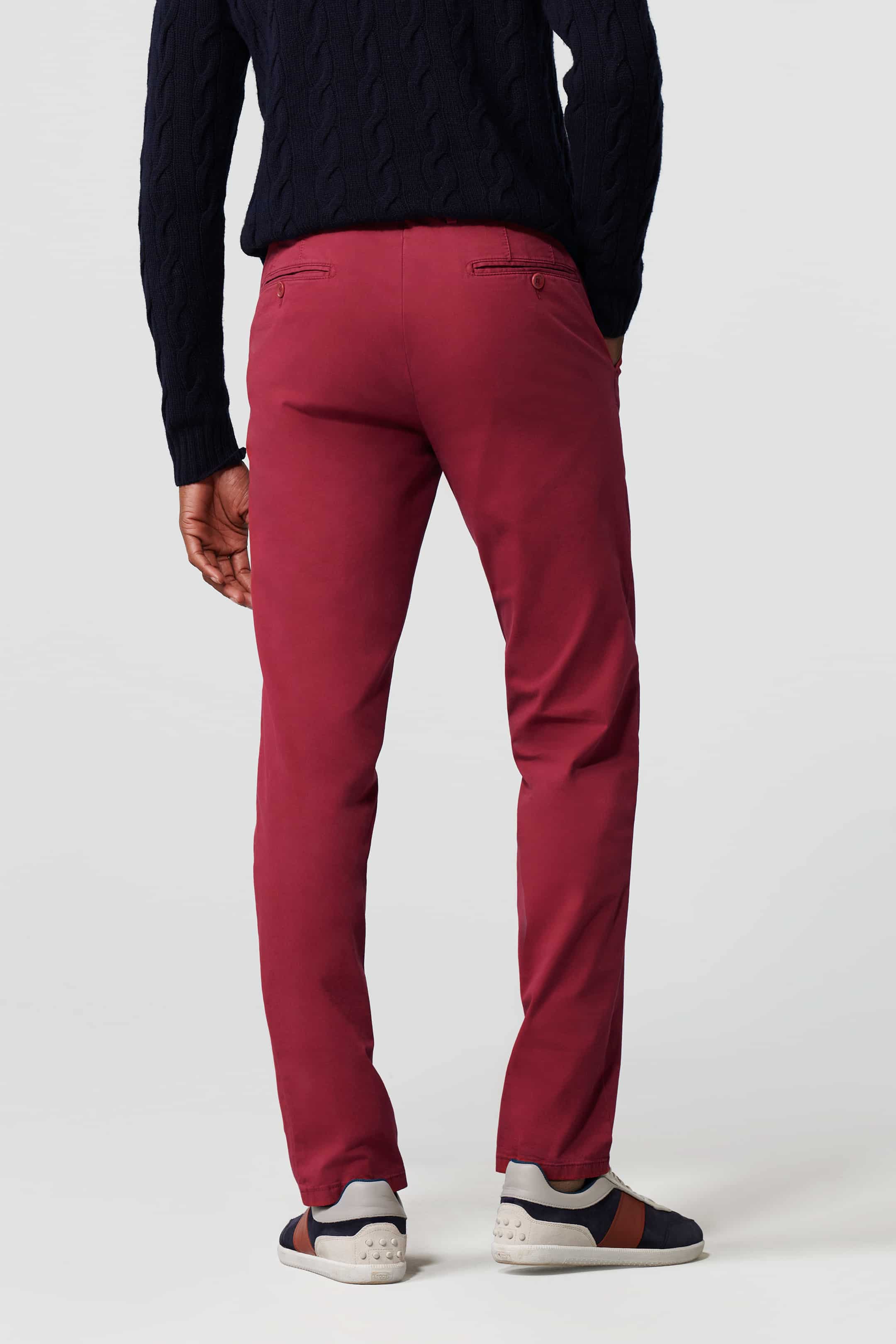 MEYER HOSEN Bonn Chino - Crimson Bordeaux - 9-3004-55