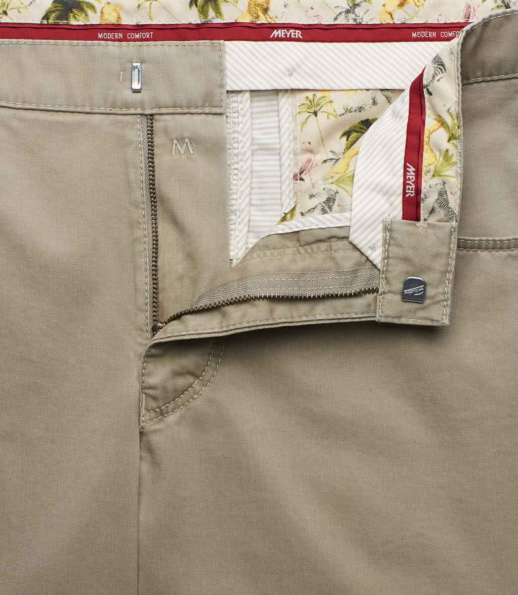 MEYER HOSEN DIEGO Chino - Sand Linen Beige - 1-5001-33 von MEYER HOSEN